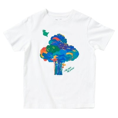 Uniqlo My Style, My Ghibli 00 White Kids T-Shirt