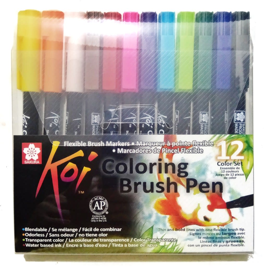 SAKURA KOI Coloring Brush Pen Harga & Review / Ulasan Terbaik di ...