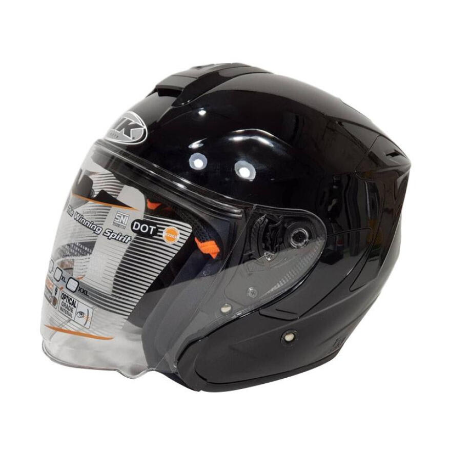 Helm INK Dynamic Black Half Face Harga & Review / Ulasan Terbaik di
