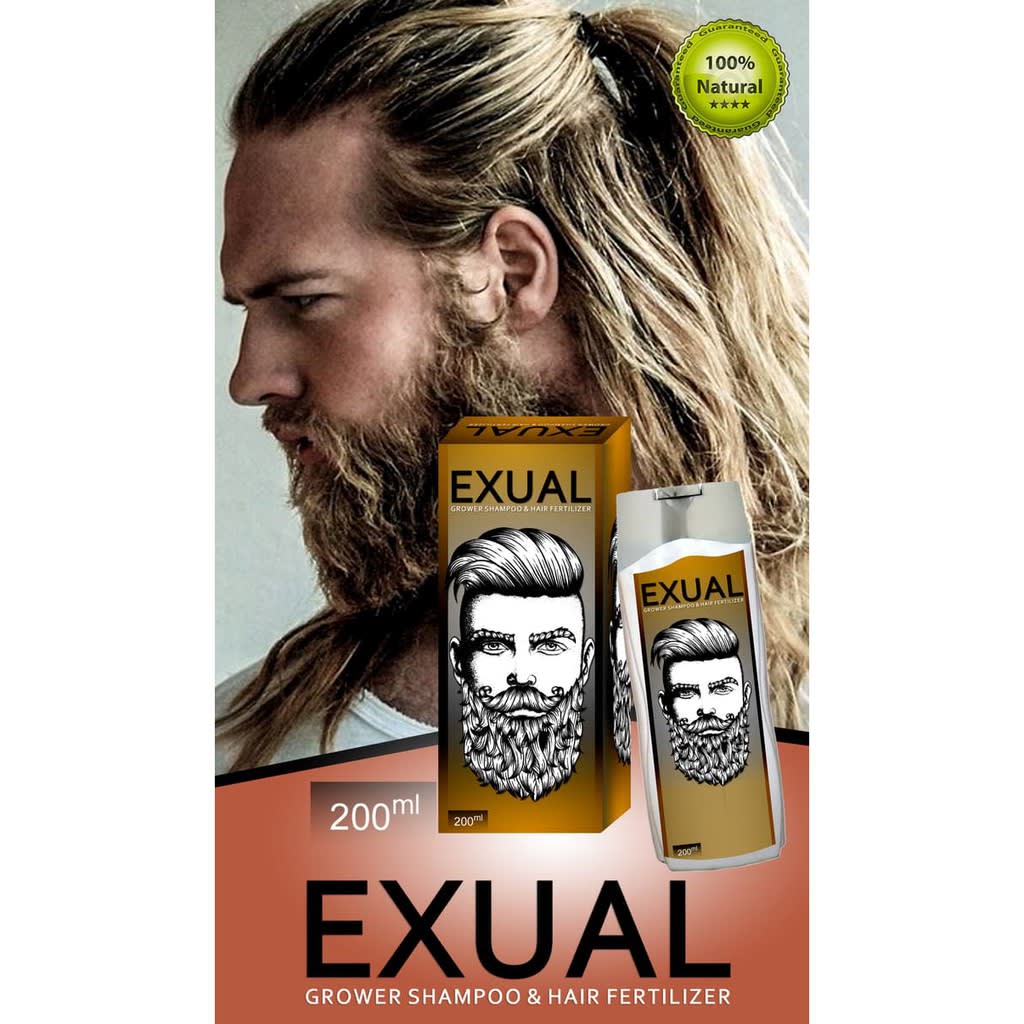 Exual Grower Shampoo & Hair Fertilizer (200 ml) Harga & Review / Ulasan
