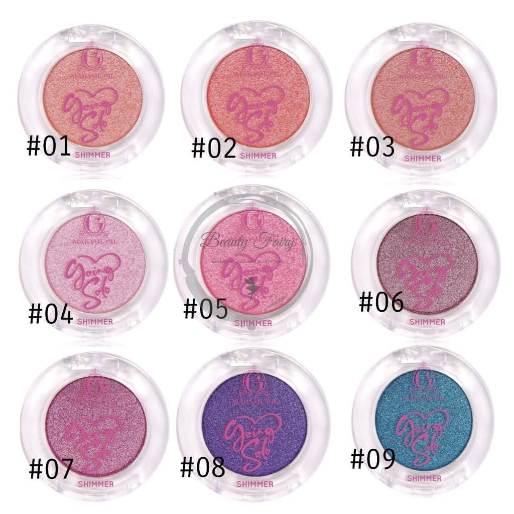 Madame Gie Going Solo Glittery Pressed Eyeshadow Harga & Review