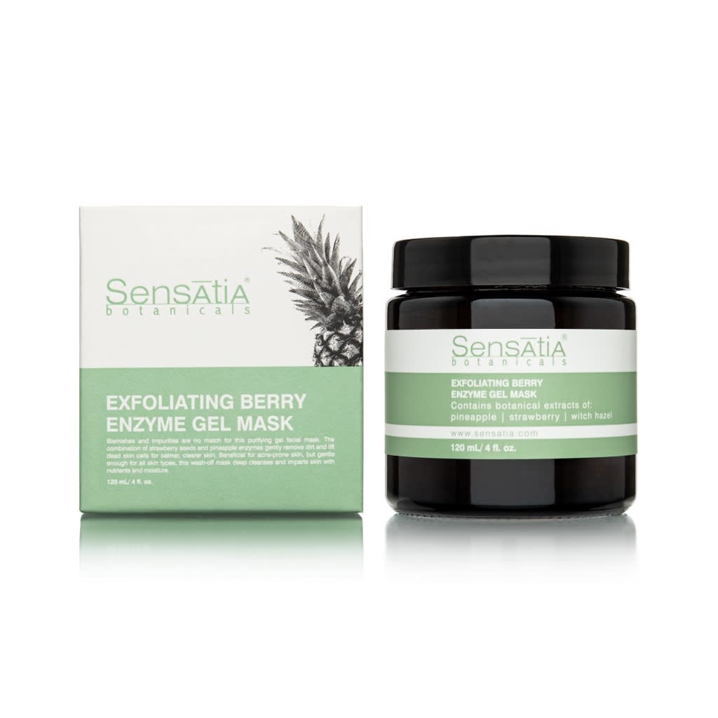Sensatia Botanicals Exfoliating Berry Enzyme Gel Mask Harga & Review