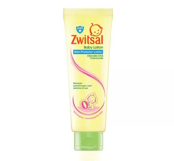 Zwitsal Baby Skin Protector Lotion Citronella & Chamomile Tube (100 ml)_1
