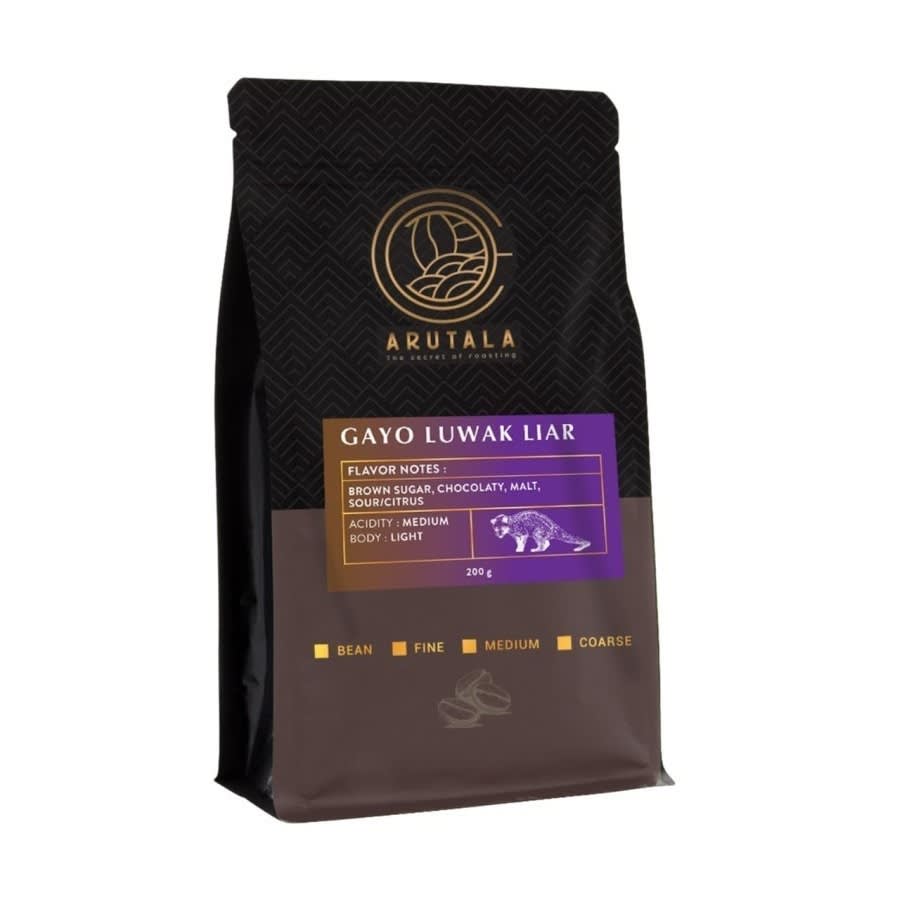Arutala Luwak Gayo Wild Civer Coffee (200 gr)_1