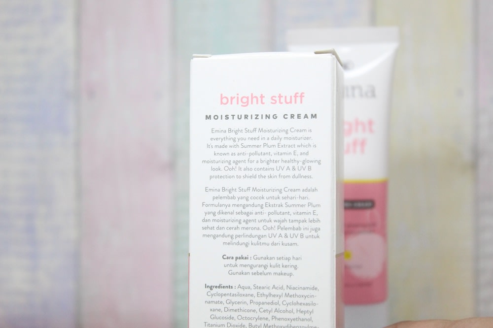 Emina Bright Stuff Moisturizing Cream Harga & Review / Ulasan Terbaik