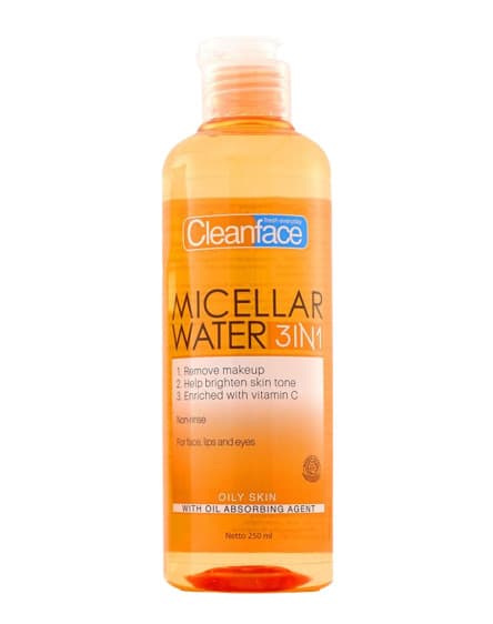Purbasari Clean Face Micellar Water 3-in-1 For Oily Skin