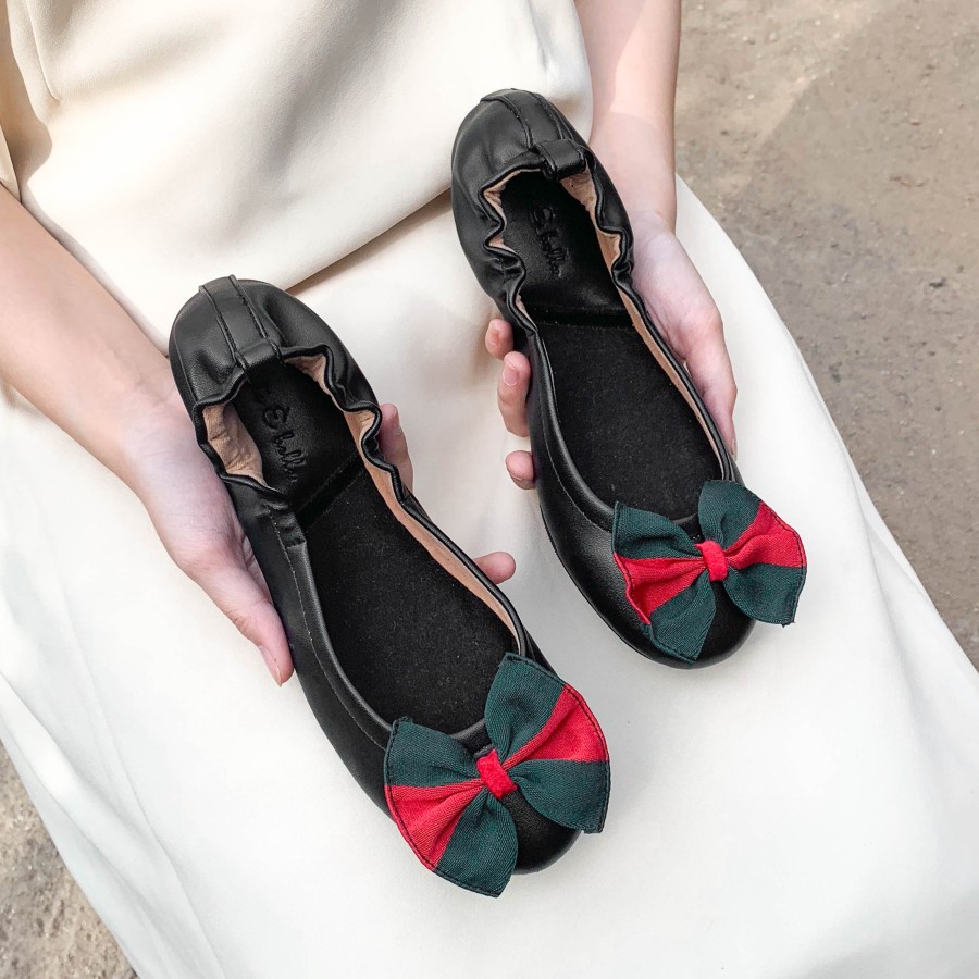 La Vita E Bella Foldable Ballerina Flat Shoes LV9106 Harga & Review / Ulasan Terbaik di