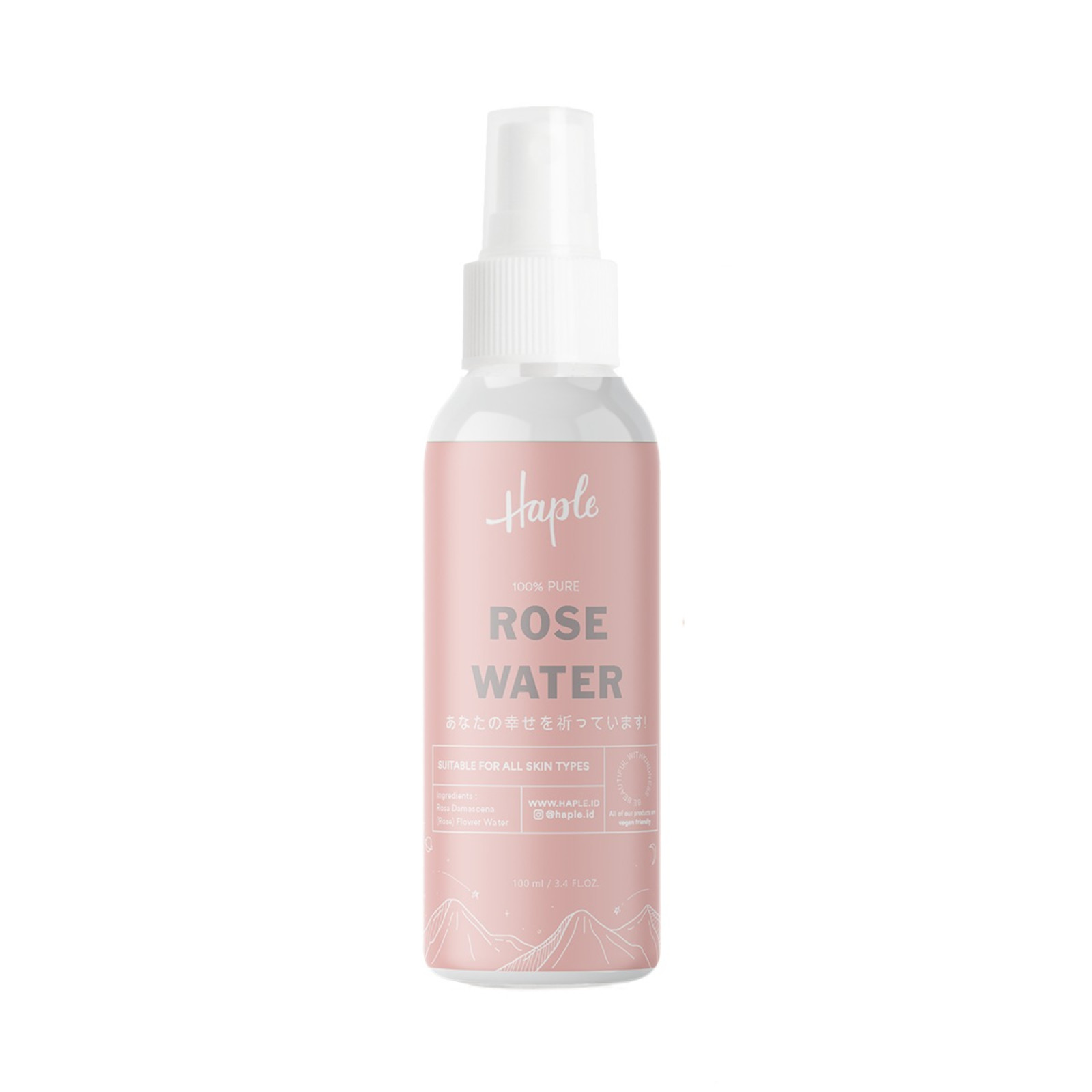 Haple Pure Rose Water (250 ml)