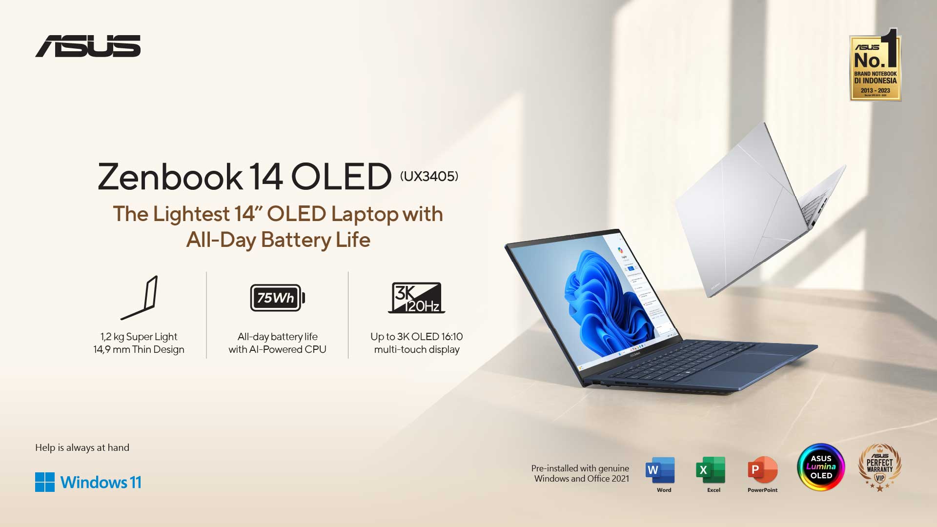 ASUS Zenbook 14 OLED (UX3405CA)