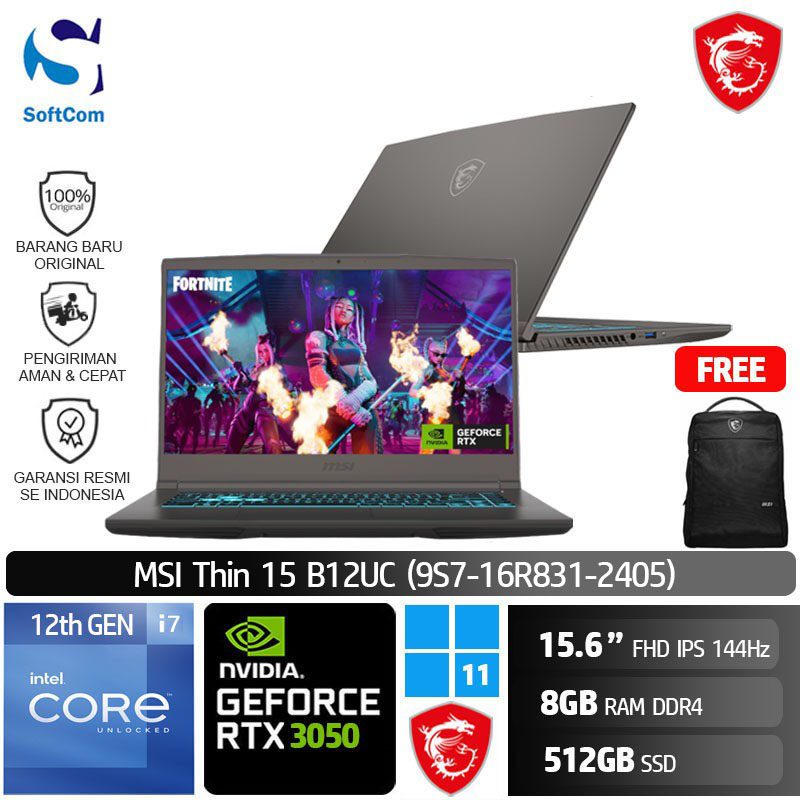 MSI Thin 15 B12UC