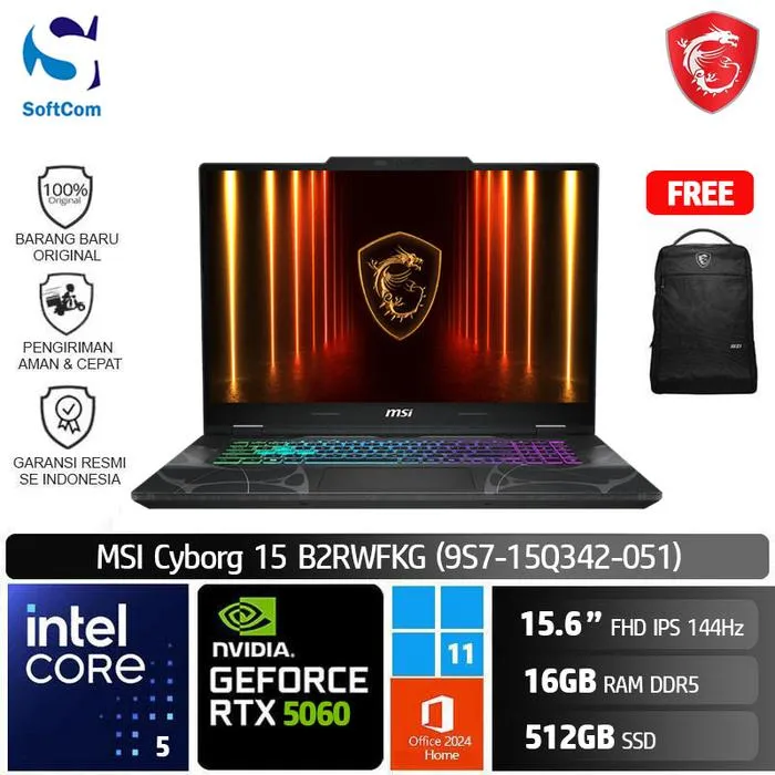 MSI Cyborg 15 B2RWFKG-051