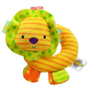Baby Grow Stick Rattle Lion