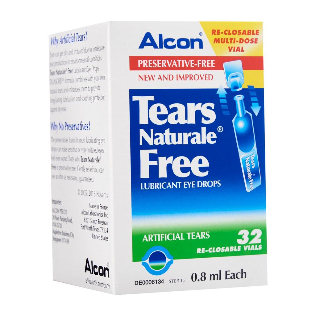 น้ำตาเทียม ยี่ห้อไหนดี - น้ำตาเทียม Alcon แบบ 32 หลอด