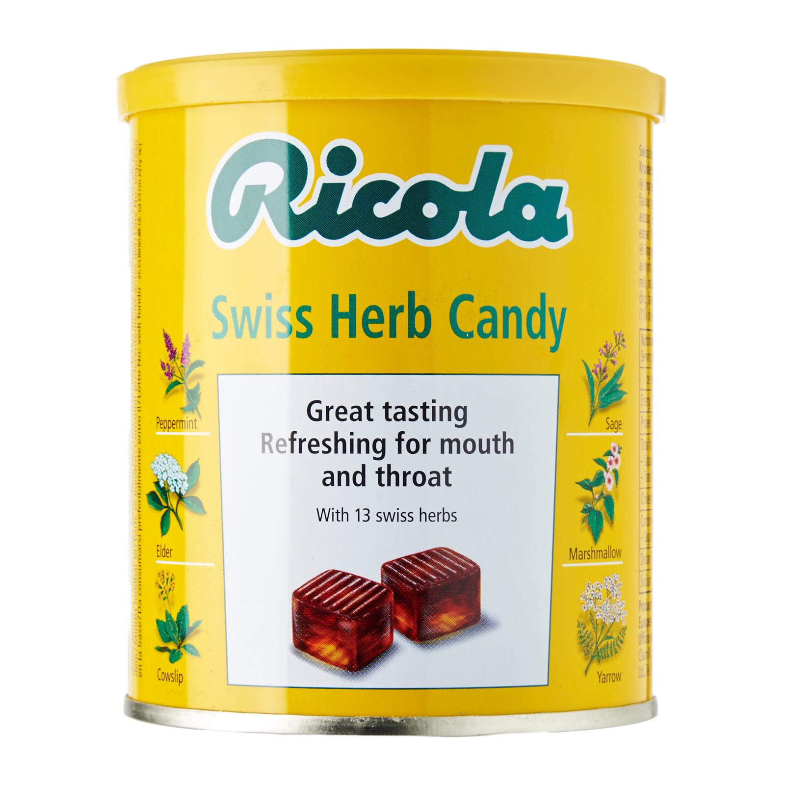 ลูกอมแก้เจ็บคอ Ricola Swiss Herb Candy