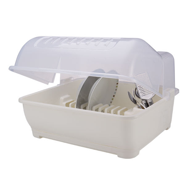 รีวิวสินค้า Index Living Mall Ostin Dish Drainer With Lid White พร้อม