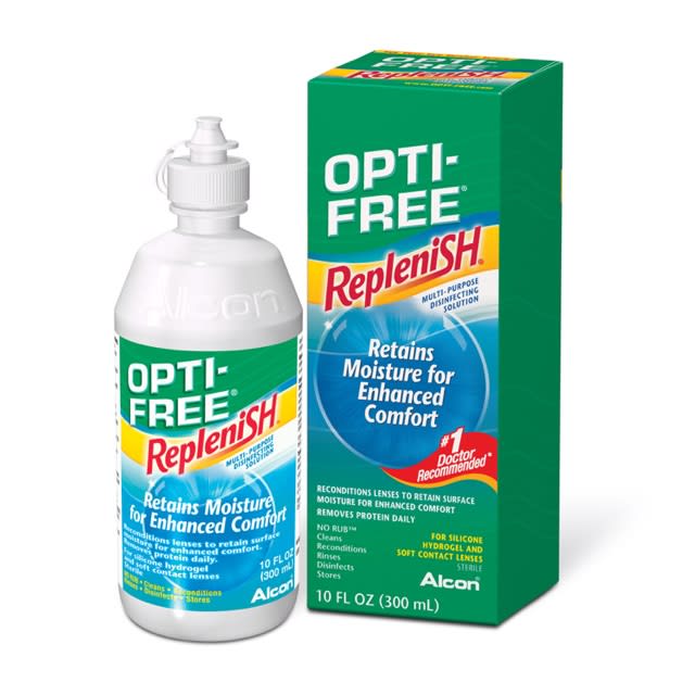 น้ำยาล้างคอนแทคเลนส์ Alcon Opti-free Replenish