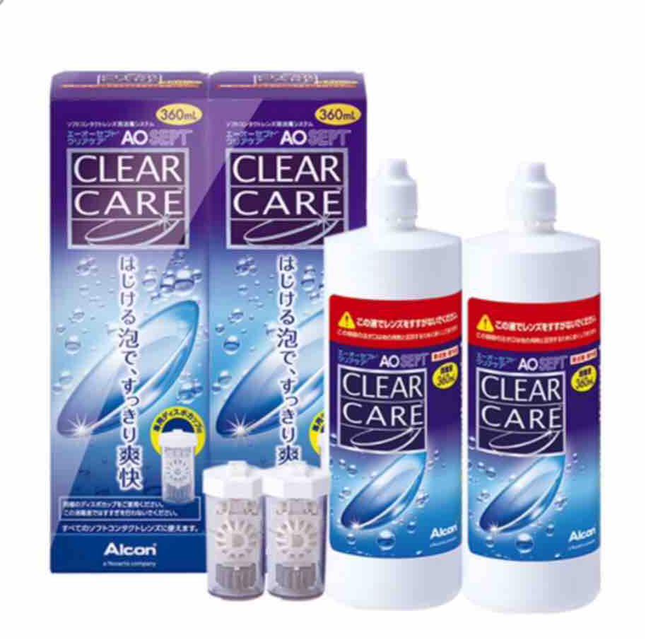 น้ำยาล้างคอนแทคเลนส์ Alcon Aosept Clear Care