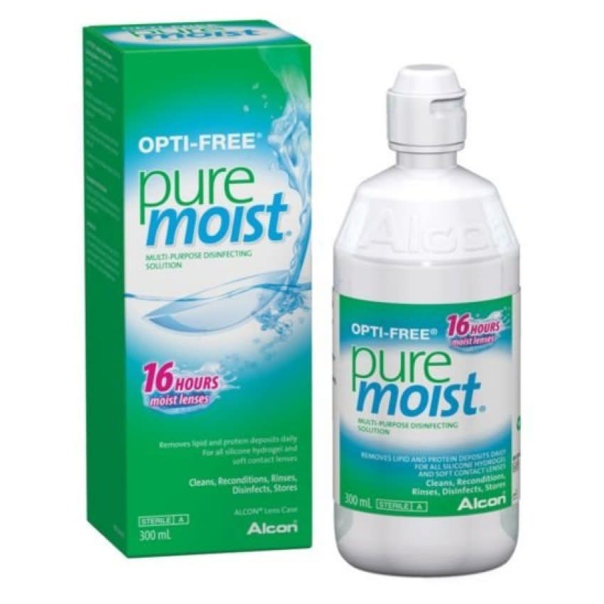 น้ำยาล้างคอนแทคเลนส์ Alcon Opti-free Pure Moist