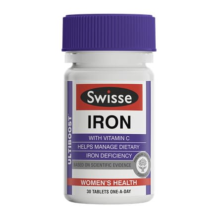 ยาบำรุงเลือด Swisse Ultiboost Iron Supplement
