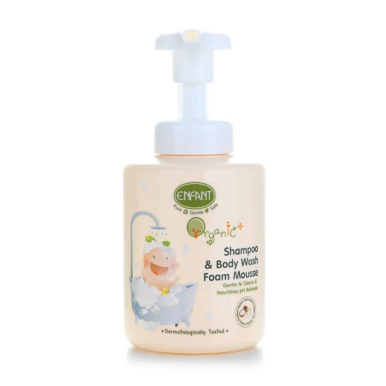 Enfant Organic Plus Shampoo&Body Wash Foam Mousse-1