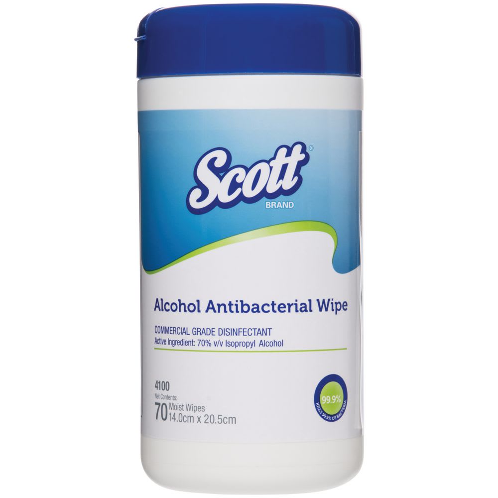 SCOTT ทิชชู่เปียก Alcohol Antibacterial Wipe-1