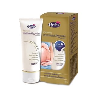 Refer Whitening Stretchmark Preventive Cream 150 g. ครีมทาท้องป้องกันผิวแตกลายในช่วงตั้งครรภ์