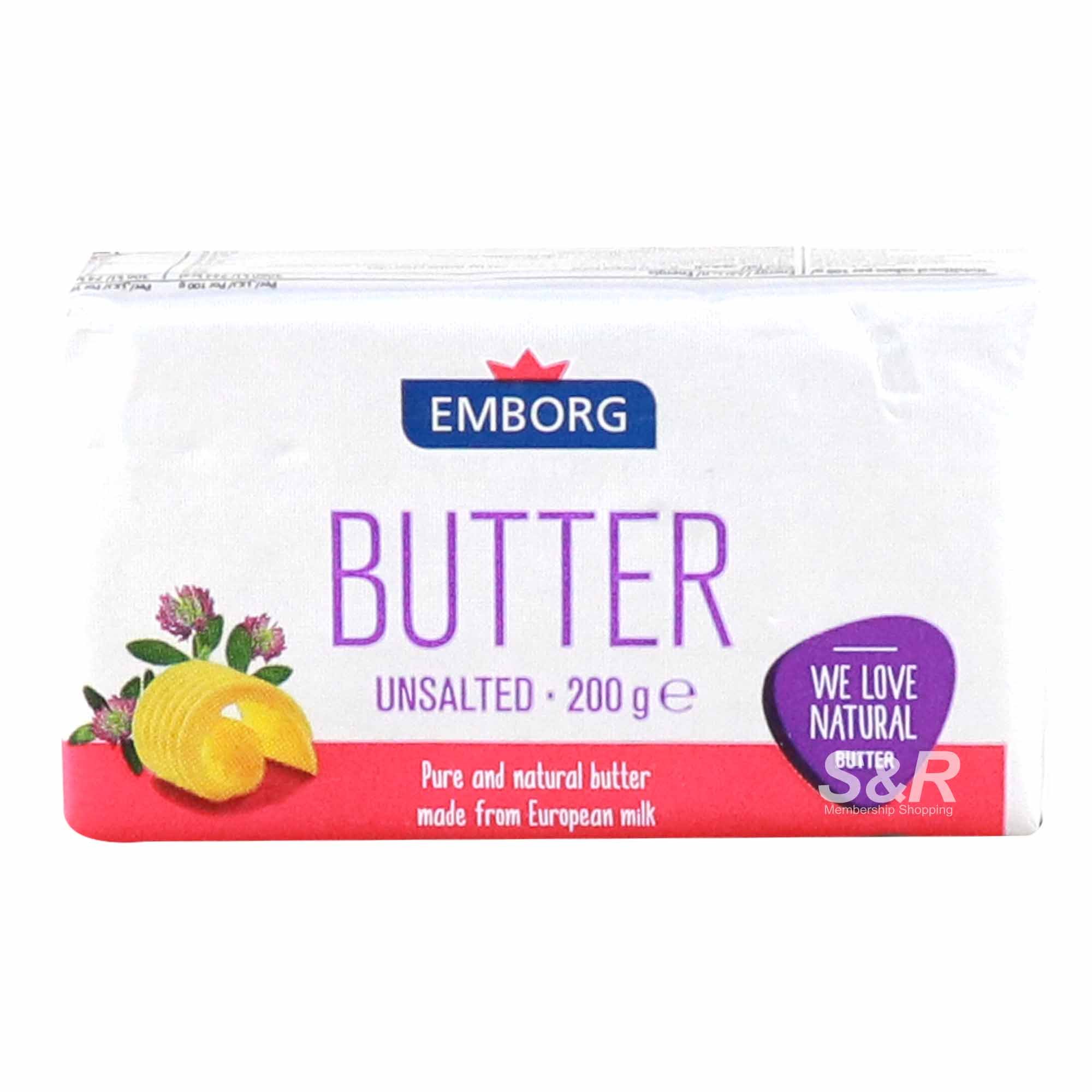 เนยจืด Emborg Unsalted Butter
