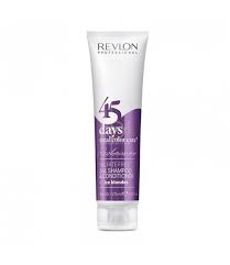 แชมพูสีม่วง REVLON Revlonissimo 45 Days Total Color Care Conditioning Shampoo for Ice Blonde
