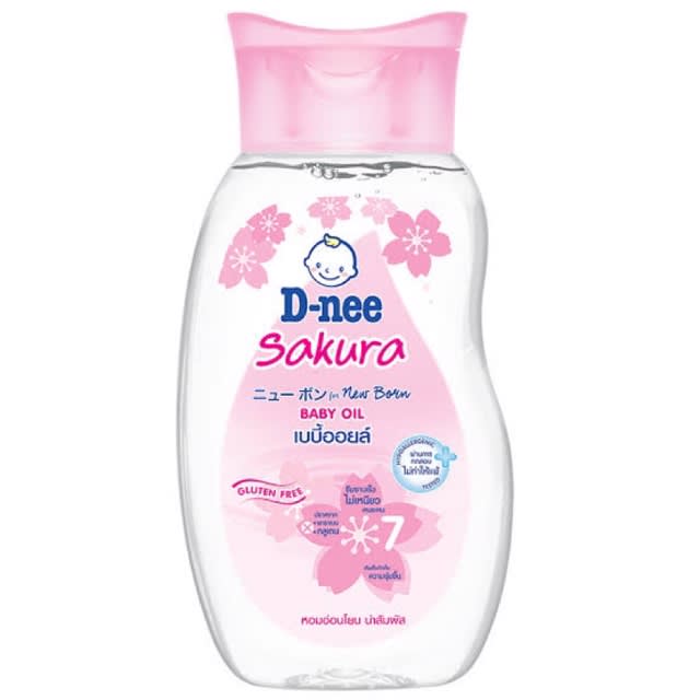 D-nee Sakura for Newborn Baby Oil - ออยทาตัว