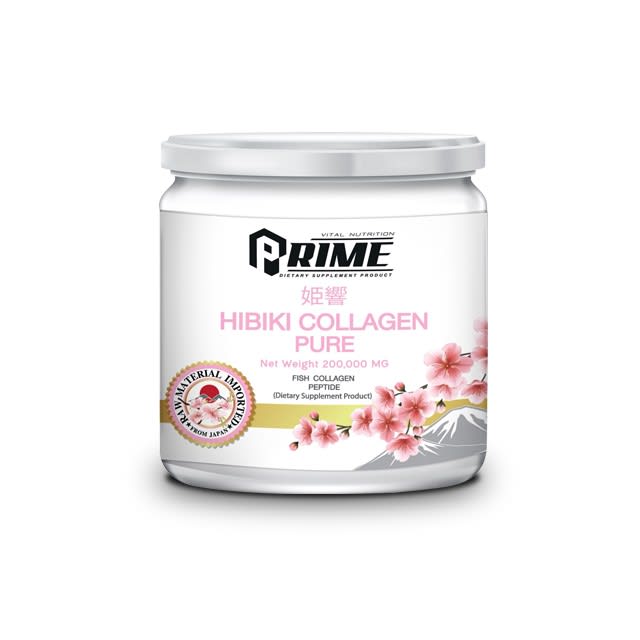 อาหารเสริมบำรุงผิว Prime Hibiki Collagen Pure