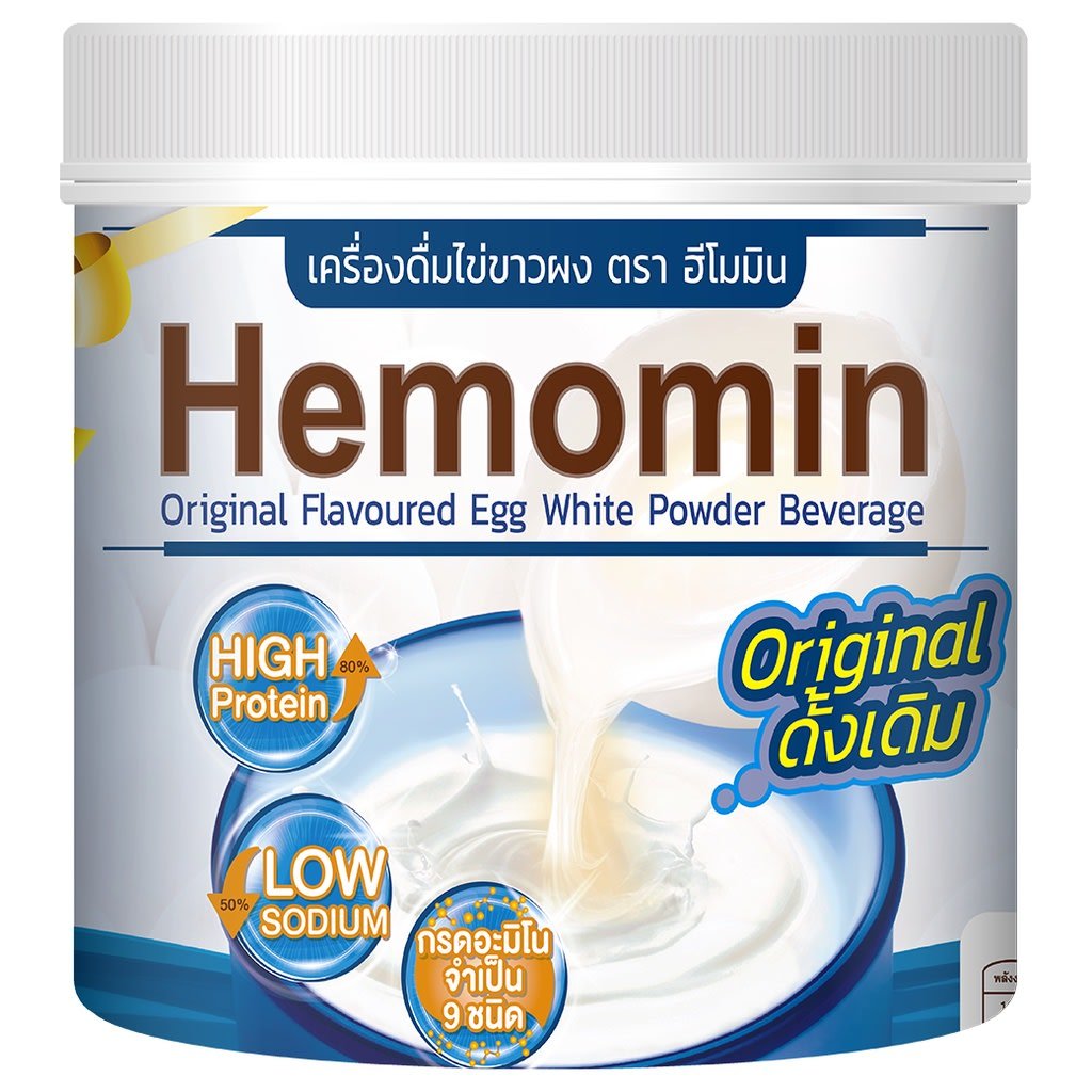 Hemomin Egg Powder Beverage เครื่องดื่มไข่ขาวผง