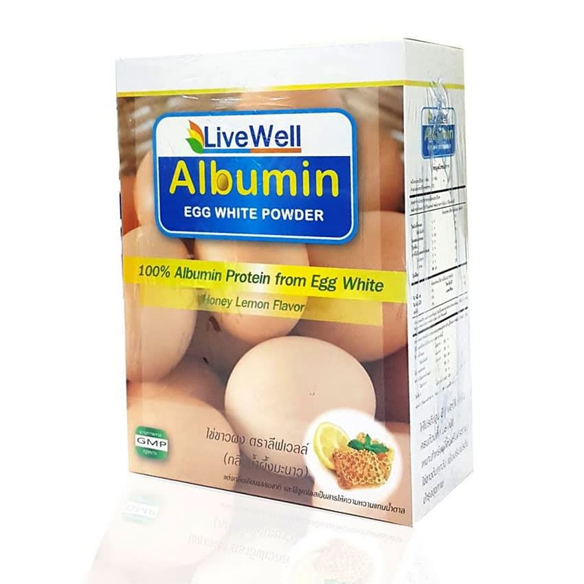 LiveWell Albumin Egg White Powder ไข่ขาวผง