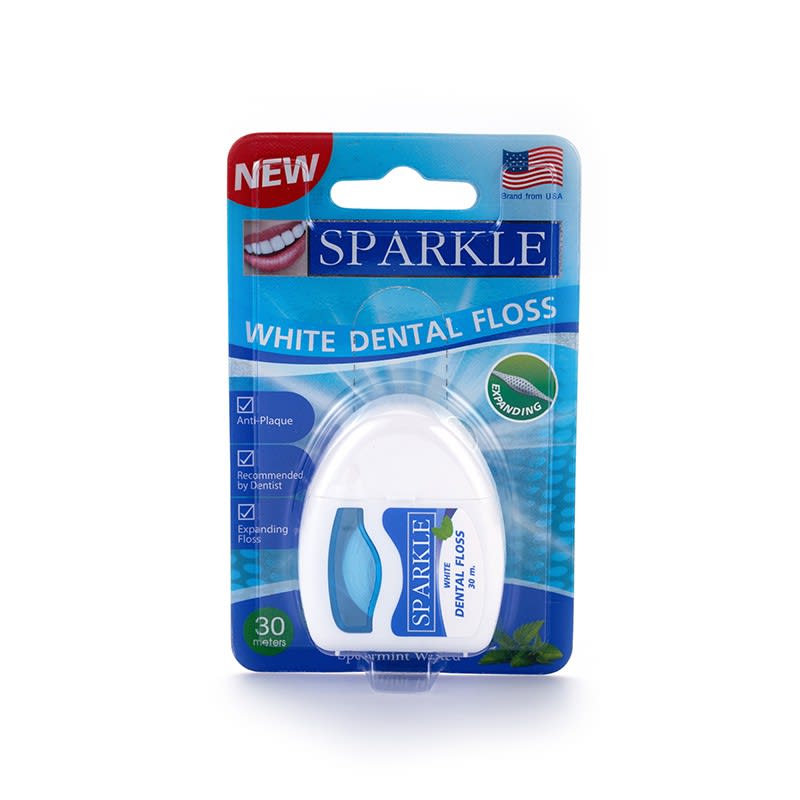 SPARKLE White Dental Floss-review-thailand