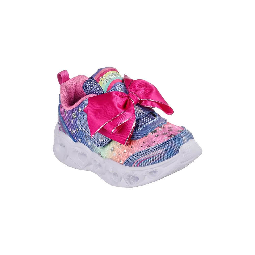 Skechers - Heart Lights Shoes - 302655N-BLMT รองเท้าเด็กผู้หญิง-review-thailand