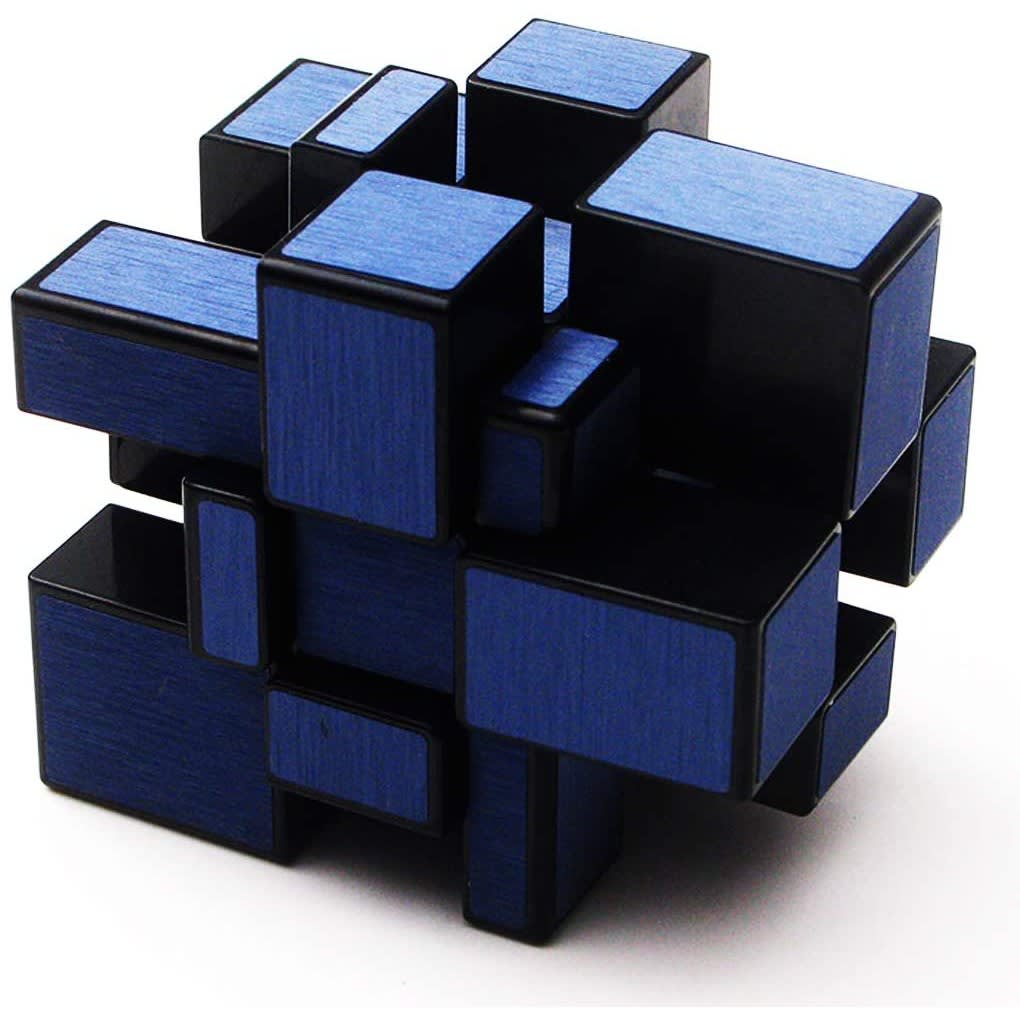 Qiyi รูบิค 3x3 Mirror Cube สีเงิน/ สีทอง/ สีน้ำเงิน-review-thailand