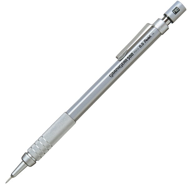 ดินสอเขียนแบบ Pentel รุ่น GRAPHGEAR 500 ขนาด 0.3/ 0.5/ 0.7/ 0.9 มม.-review-thailand