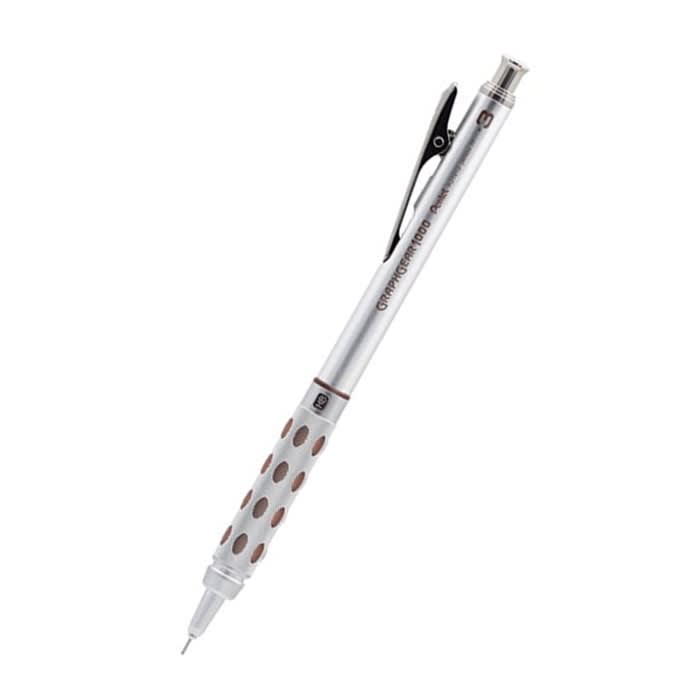 ดินสอเขียนแบบ Pentel รุ่น GRAPHGEAR 1000 ขนาด 0.3/ 0.5/ 0.7/ 0.9 มม.-review-thailand