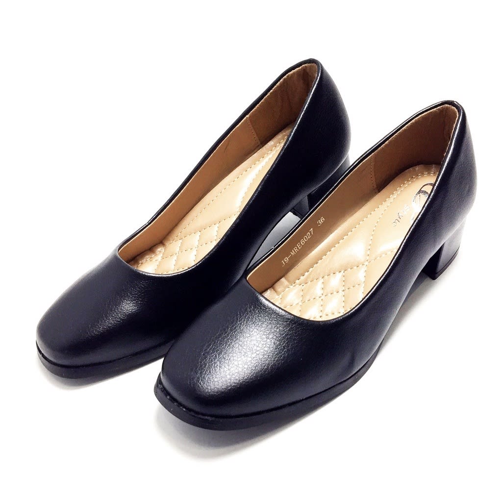 IQ Shoes รองเท้าคัชชูแบบสวม สำหรับผู้หญิง สีดำ รุ่นJ9MRE-6027-review-thailand