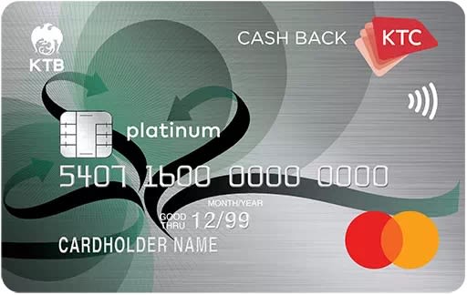บัตรเครดิต KTC Cash Back Platinum Mastercard-review-thailand