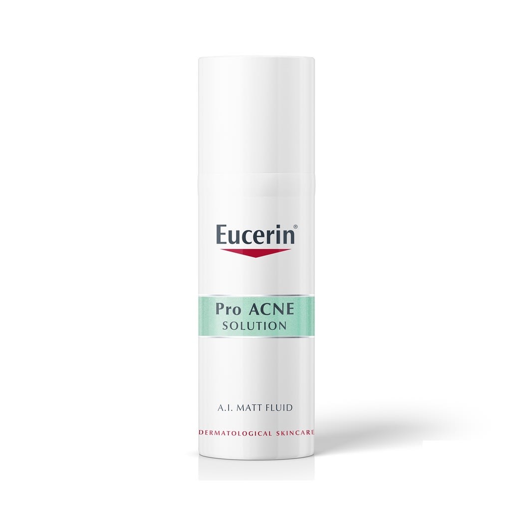 Eucerin Pro Acne Solution A.I Matt Fluid ลดปัญหาสิวอุดตัน คุมมัน-review-thailand