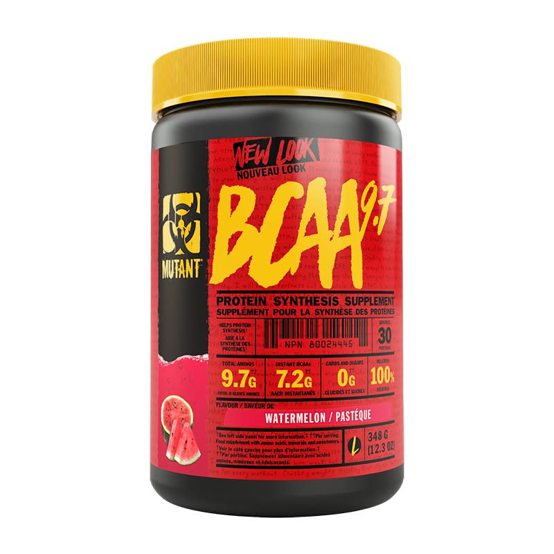 อาหารเสริมกรดอะมิโน Mutant BCAA 9.7 รส Water Melon 348 กรัม-review-thailand