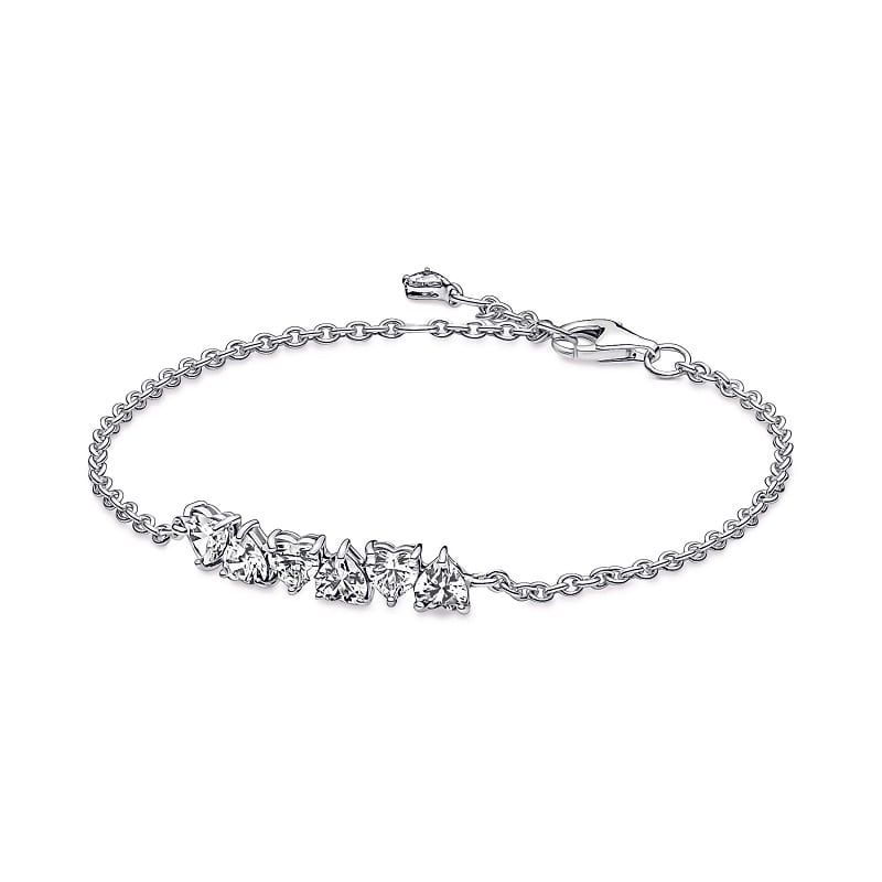 Pandora Sparkling Endless Hearts Chain Bracelet-review-thailand