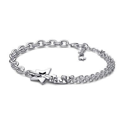 Pandora Shooting Star Double Chain Bracelet-review-thailand