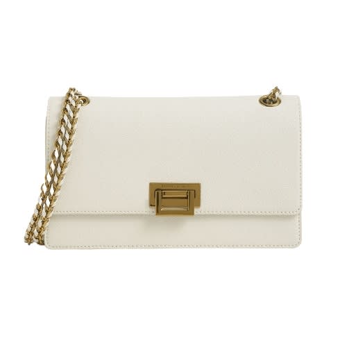Charles & Keith Chain Strap Shoulder Bag - Chalk-review-thailand