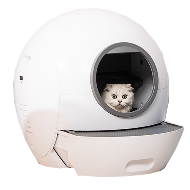 ห้องน้ําแมว Falcon Els Pet Automatic Cat Litter Box-review-singapore