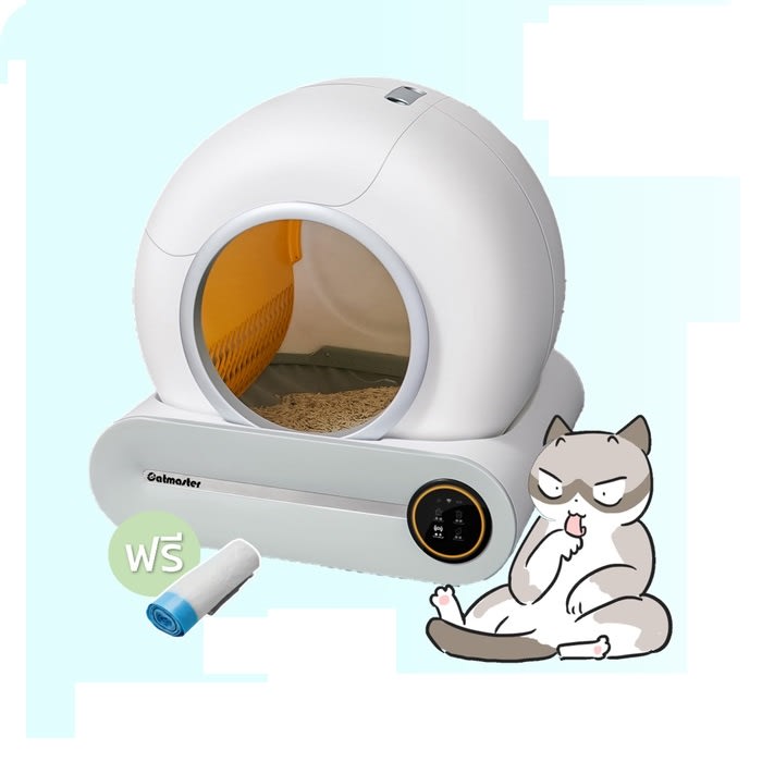 ห้องน้ําแมว Catmaster Automatic Cat Toilet-review-thailand