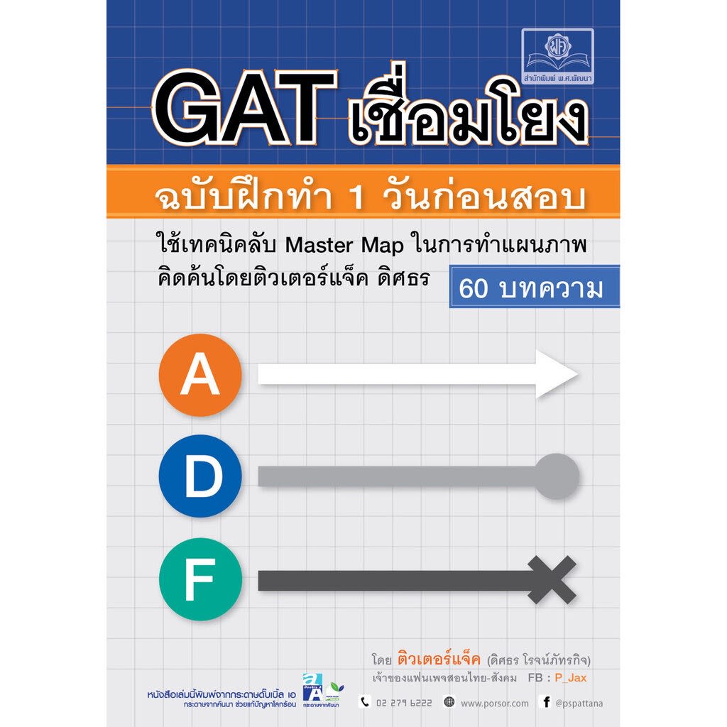 GAT เชื่อมโยง ฉบับฝึกทำ 1 วันก่อนสอบ-review-thailand