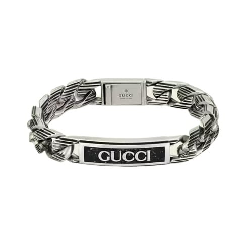 Gucci logo thin enamel bracelet-review-thailand