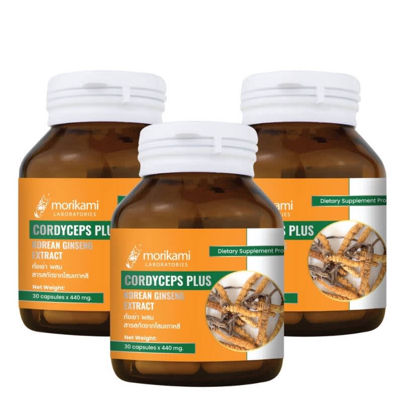 Morikami Cordyceps plus Korean Ginseng Extract-review-thailand