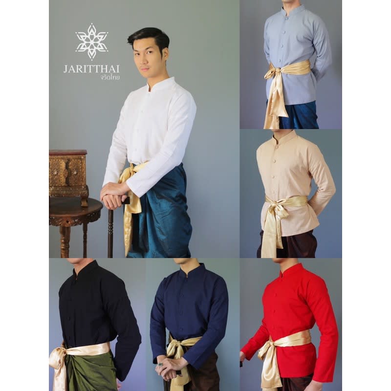 thai-dress-for-men-authentic-ayutthaya-style-according-to-the-tradition